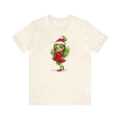 Lady Grinch  Unisex Jersey Short Sleeve Tee