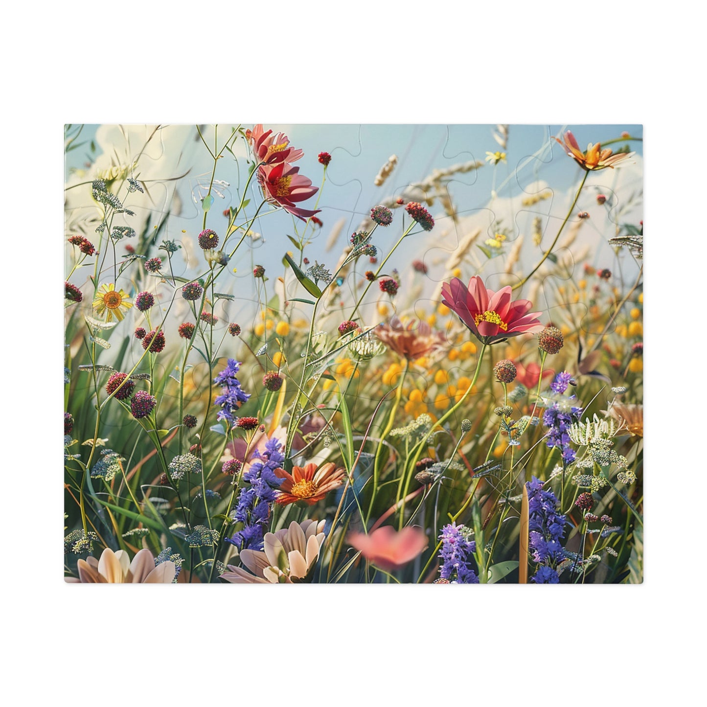 Wildflowers Jigsaw Puzzle (30, 110, 252, 500,1000-Piece)