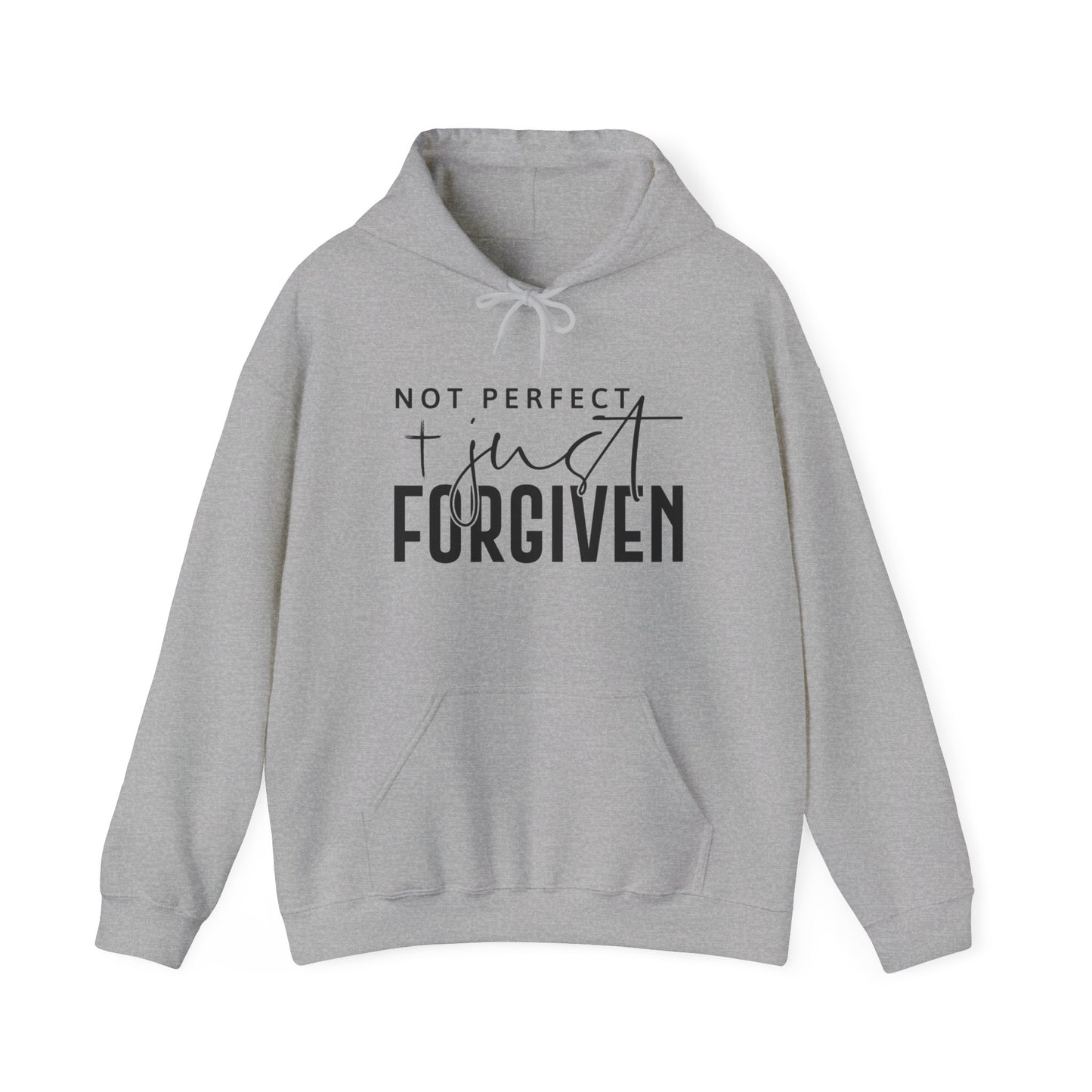 Not Perfect Just Forgiven   Unisex Heavy Blend™ Hooded Sweatshirt