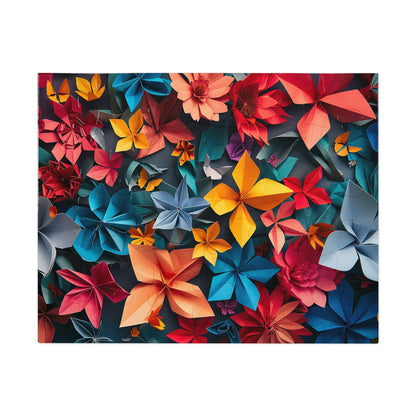 Flower Origami Jigsaw Puzzle (30, 110, 252, 500,1000-Piece)