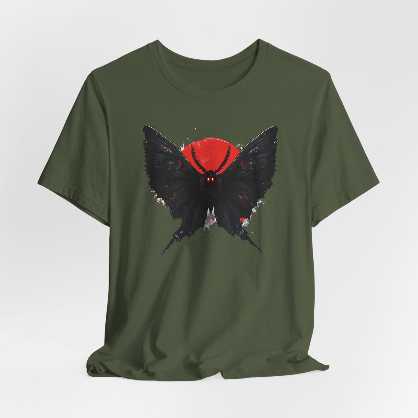 Mothman Graphic Tee - Unisex Jersey Shirt for Nature Lovers