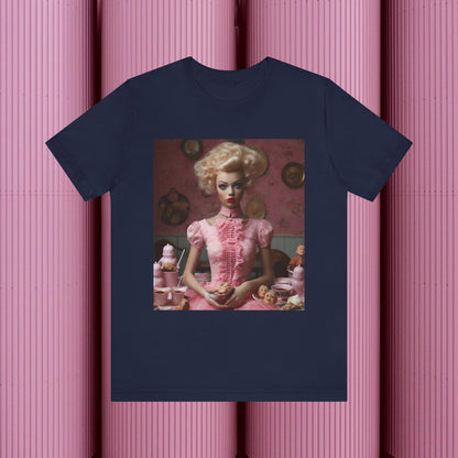 Creepy Barbie Doll Unisex Jersey Short Sleeve Tee