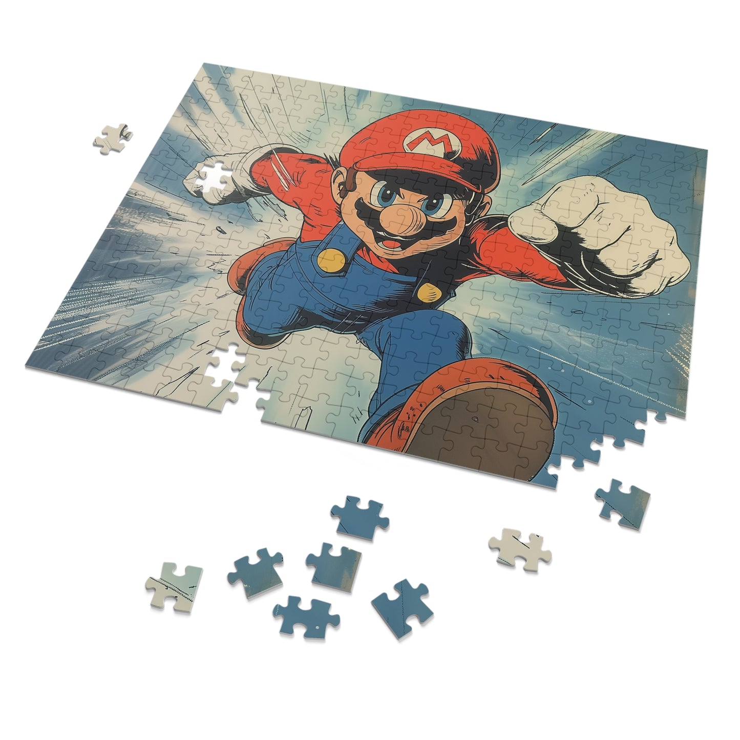 Mario Power Jigsaw Puzzle (30, 110, 252, 500,1000-Piece)