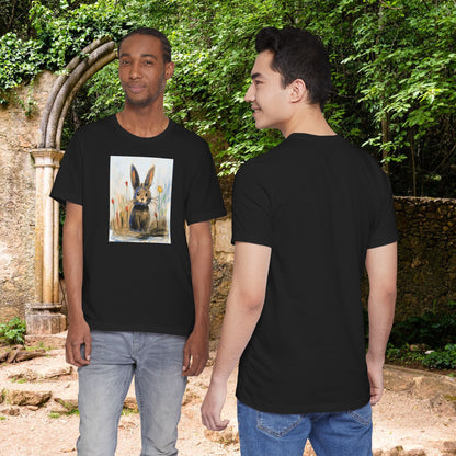 Child's Drawing of a Bunny Rabbit   Unisex Jersey Short Sleeve Tee