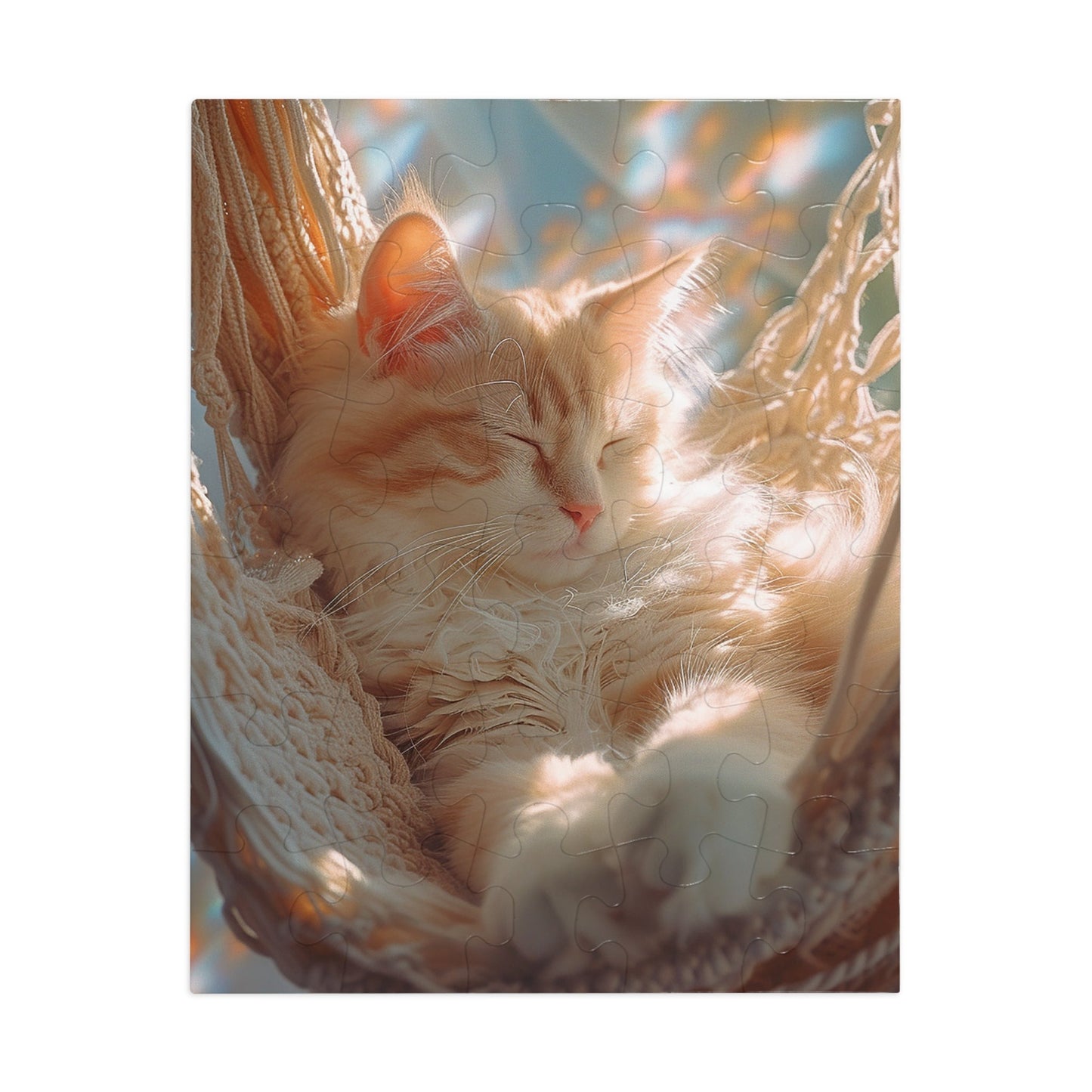 Hammock Cat Nap  Jigsaw Puzzle (30, 110, 252, 500,1000-Piece)