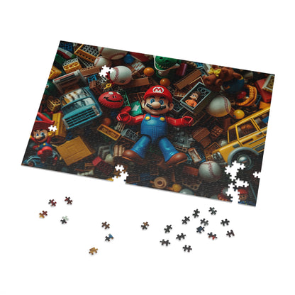 Mario and Toys  Jigsaw Puzzle (30, 110, 252, 500,1000-Piece)