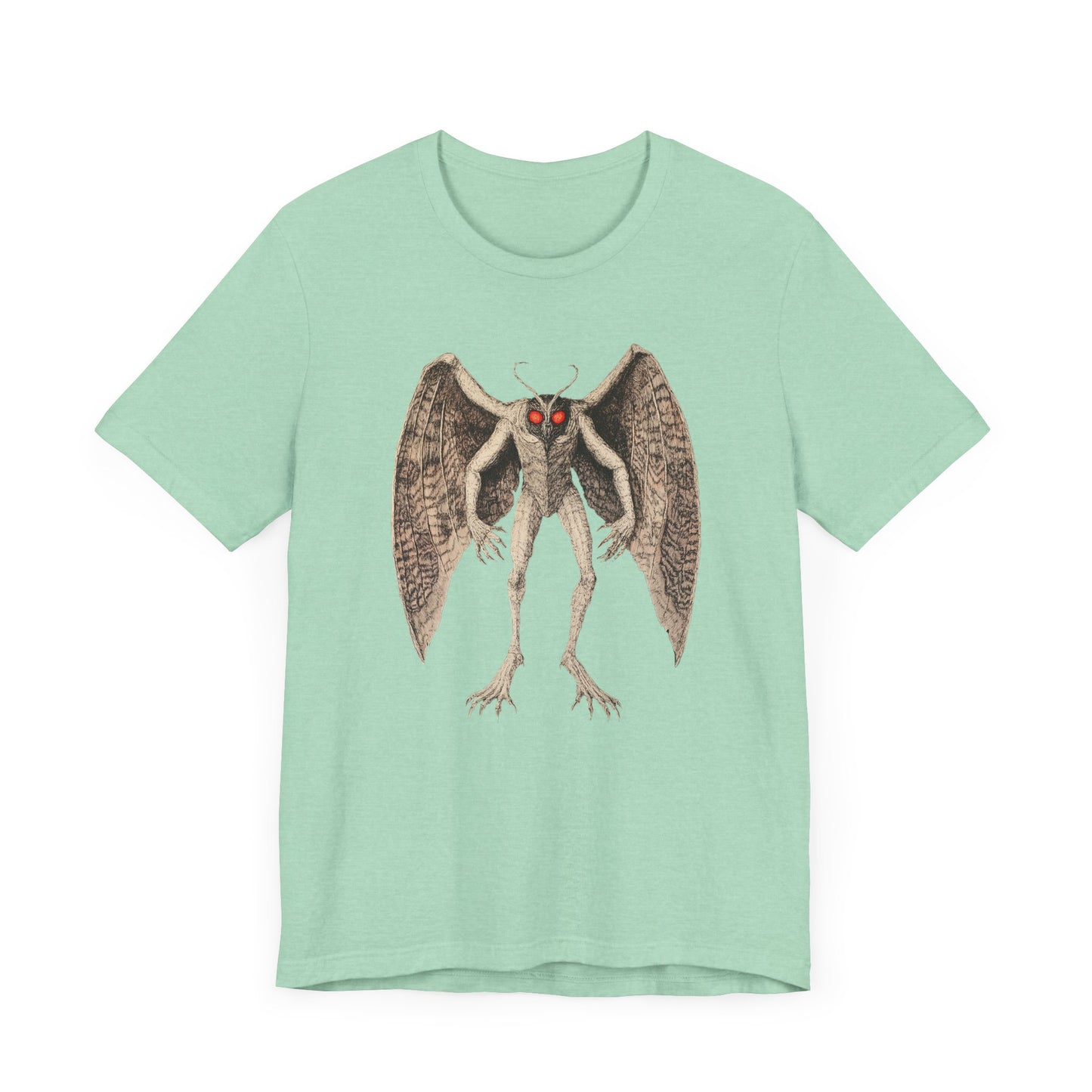 Mothman Unisex Jersey Tee - Paranormal Graphic T-Shirt