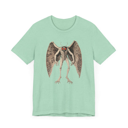 Mothman Unisex Jersey Tee - Paranormal Graphic T-Shirt