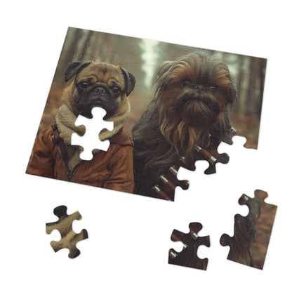 Dog Wars with Hans and Chewy Jigsaw Puzzle (30, 110, 252, 500,1000-Piece)