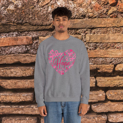 Hope Heart Breast Cancer Awareness Sweatshirt