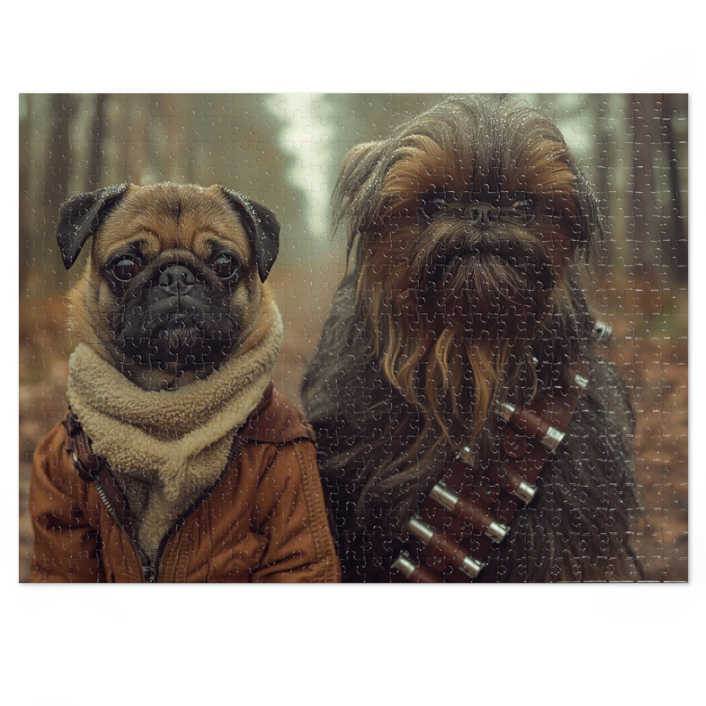 Dog Wars with Hans and Chewy Jigsaw Puzzle (30, 110, 252, 500,1000-Piece)