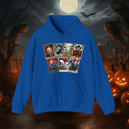 Horror Friends Tarot Cards Unisex Heavy Blend™ Hooded Sweatshirt