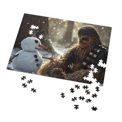 Chewy and the Snowman Jigsaw Puzzle (30, 110, 252, 500,1000-Piece)