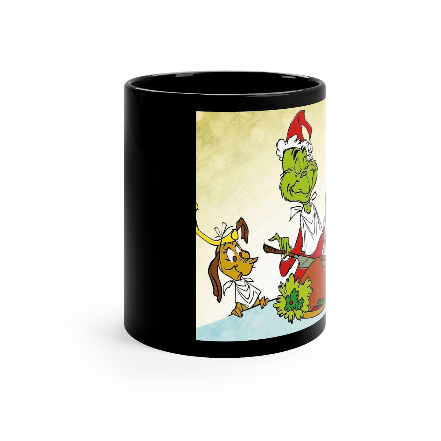 The Grinch's Roast Beast  11oz Black Mug