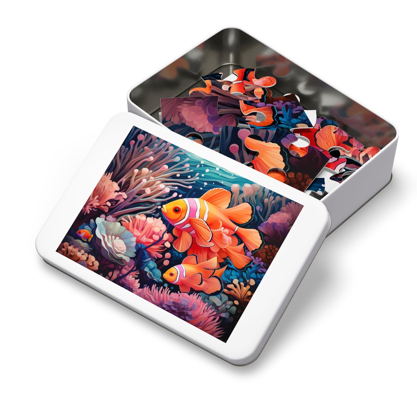 Clown Fish in the Coral Reef  Jigsaw Puzzle (30, 110, 252, 500,1000-Piece)