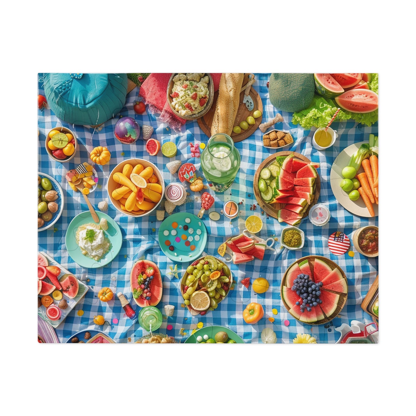 Summer Picnic  Jigsaw Puzzle (30, 110, 252, 500,1000-Piece)