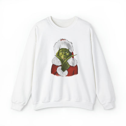 Resting Grinch Face    Unisex Heavy Blend™ Crewneck Sweatshirt