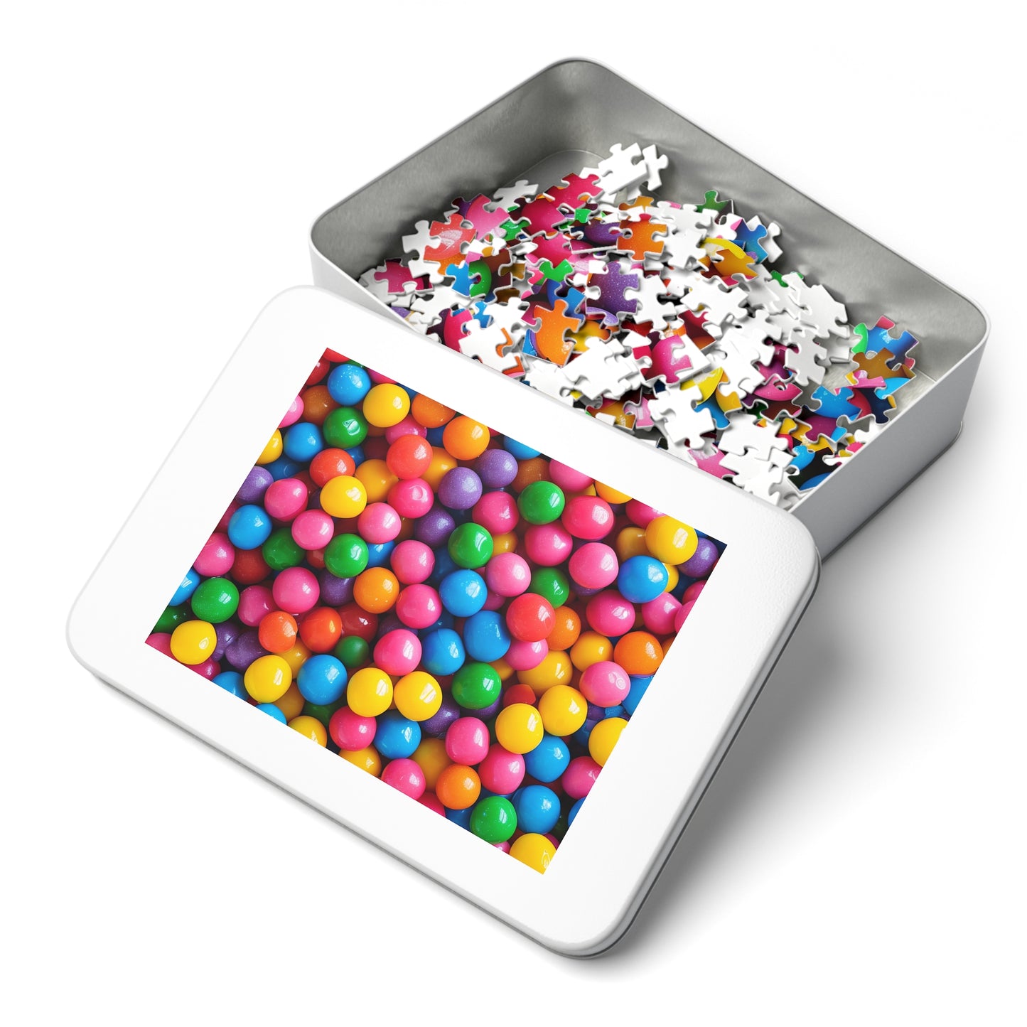 Colorful Gumballs  Jigsaw Puzzle (30, 110, 252, 500,1000-Piece)