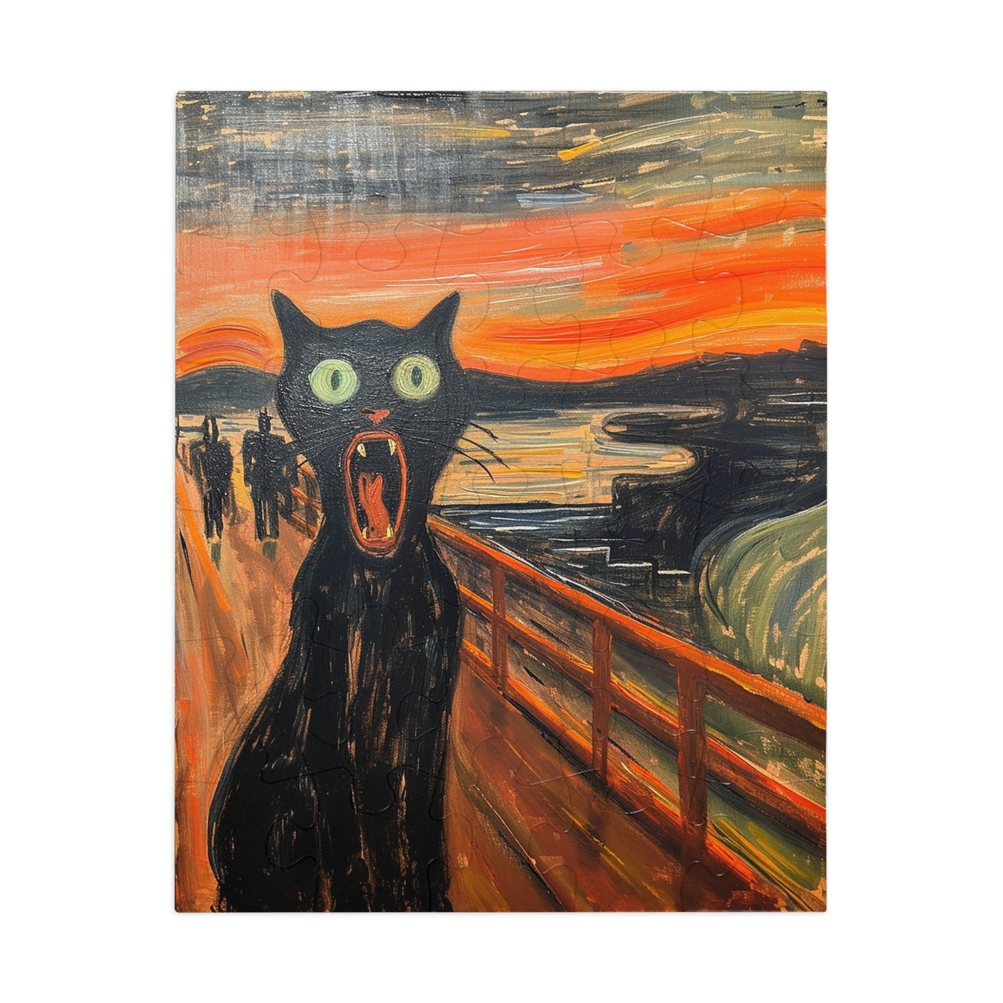 The Cat Scream Jigsaw Puzzle (30, 110, 252, 500,1000-Piece)