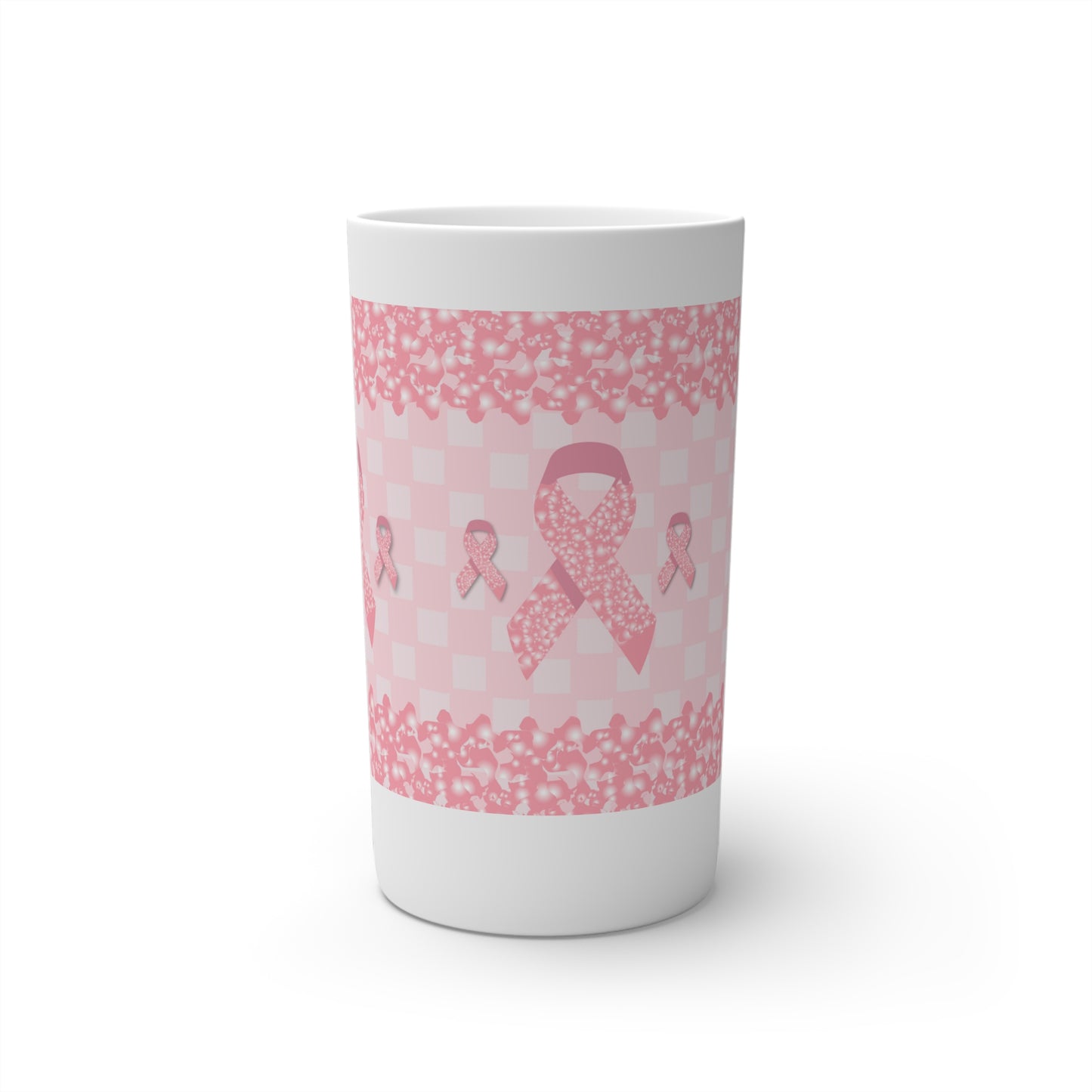 Breast Cancer Awareness Conical Coffee Mugs (3oz, 8oz, 12oz)