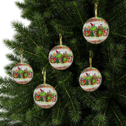 The Grinch Coffee Lover Acrylic Ornaments