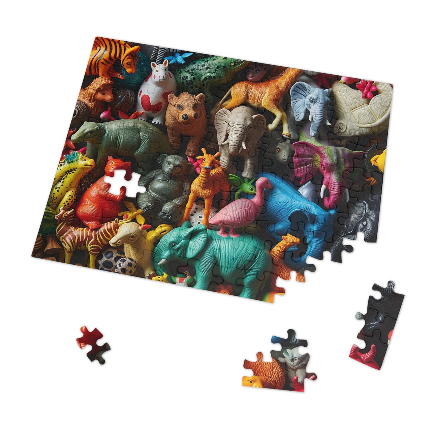 Toy Animals Jigsaw Puzzle (30, 110, 252, 500,1000-Piece)