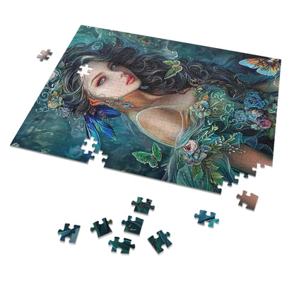 The Blue Butterfly Fairy Jigsaw Puzzle (30, 110, 252, 500,1000-Piece)