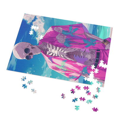 Vacation Skeleton Jigsaw Puzzle (30, 110, 252, 500,1000-Piece)