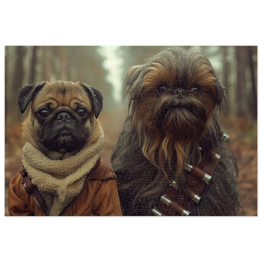 Dog Wars with Hans and Chewy Jigsaw Puzzle (30, 110, 252, 500,1000-Piece)