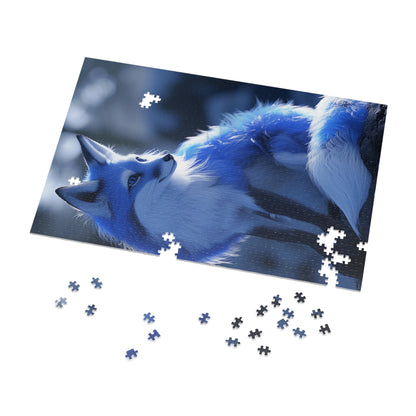The Blue Fox  Jigsaw Puzzle (30, 110, 252, 500,1000-Piece)