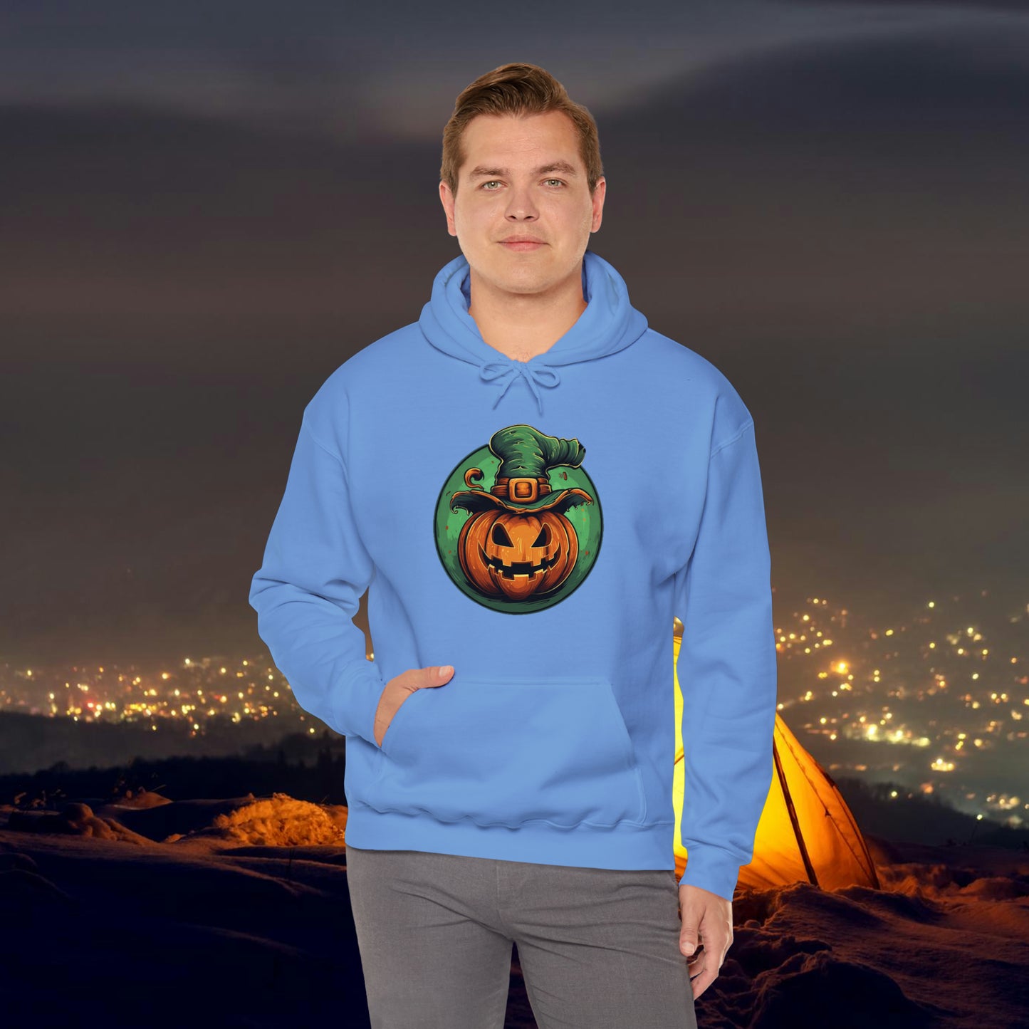 Pumpkin Head Hooded Sweatshirt