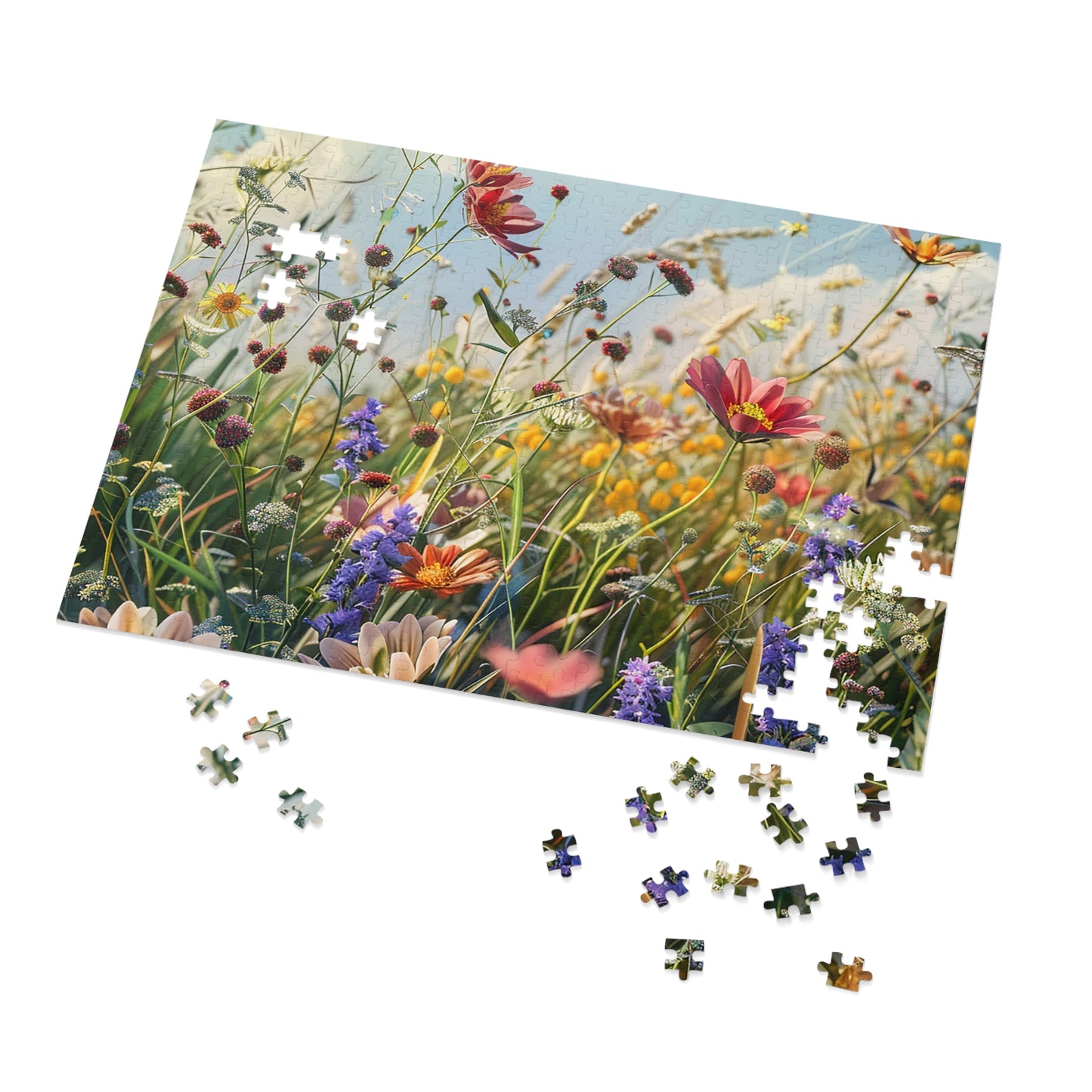 Wildflowers Jigsaw Puzzle (30, 110, 252, 500,1000-Piece)