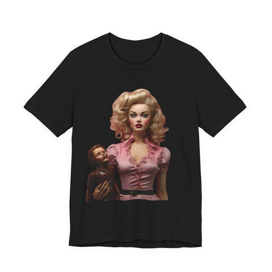 Bad Barbie Doll Unisex Jersey Short Sleeve Tee