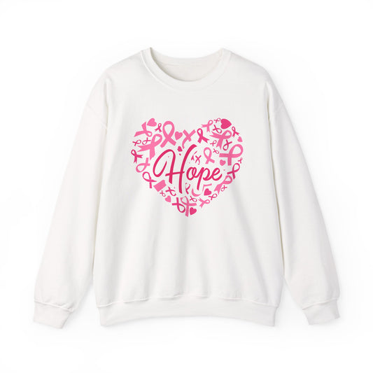 Hope Heart Breast Cancer Awareness Sweatshirt