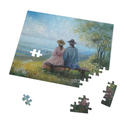 Oil Painting of a Renaissance Couple   Jigsaw Puzzle (30, 110, 252, 500,1000-Piece)