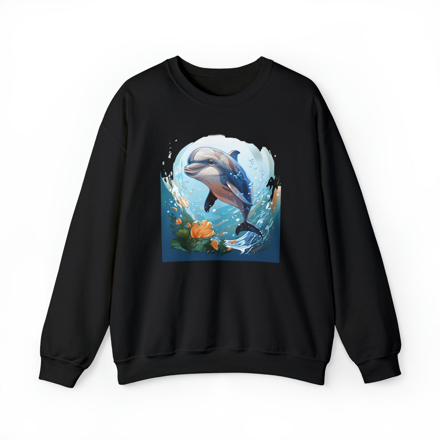 The Malloy Dolphin Collection Unisex Heavy Blend™ Crewneck Sweatshirt