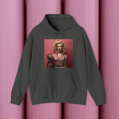 Creepy Barbie Halloween Unisex Heavy Blend™ Hooded Sweatshirt