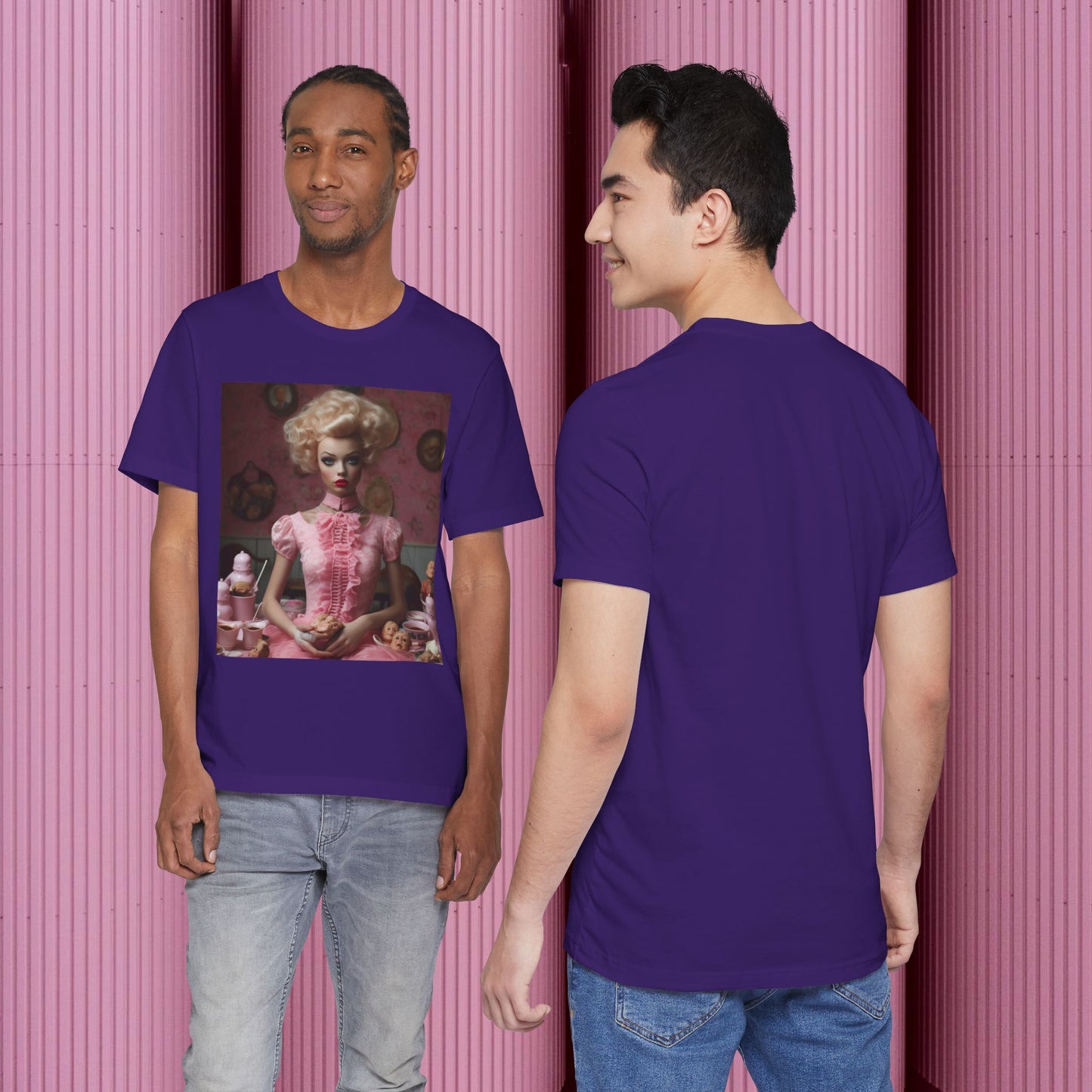 Creepy Barbie Doll Unisex Jersey Short Sleeve Tee