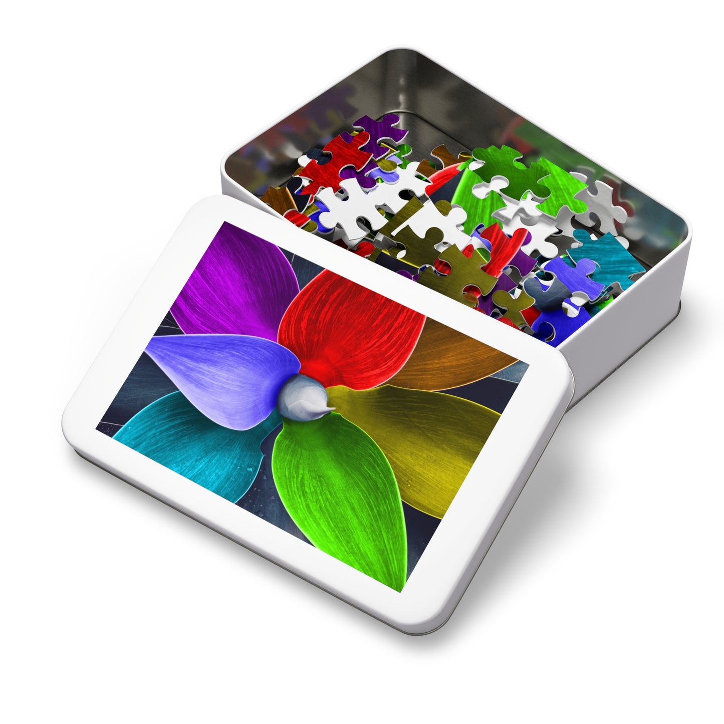 Colorful Petals Jigsaw Puzzle (30, 110, 252, 500,1000-Piece)