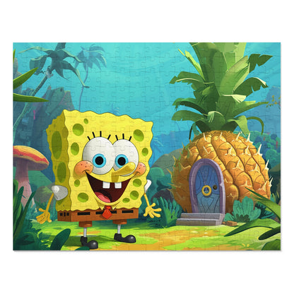 Who Lives in A Pineapple Under the sea? Jigsaw Puzzle (30, 110, 252, 500,1000-Piece)