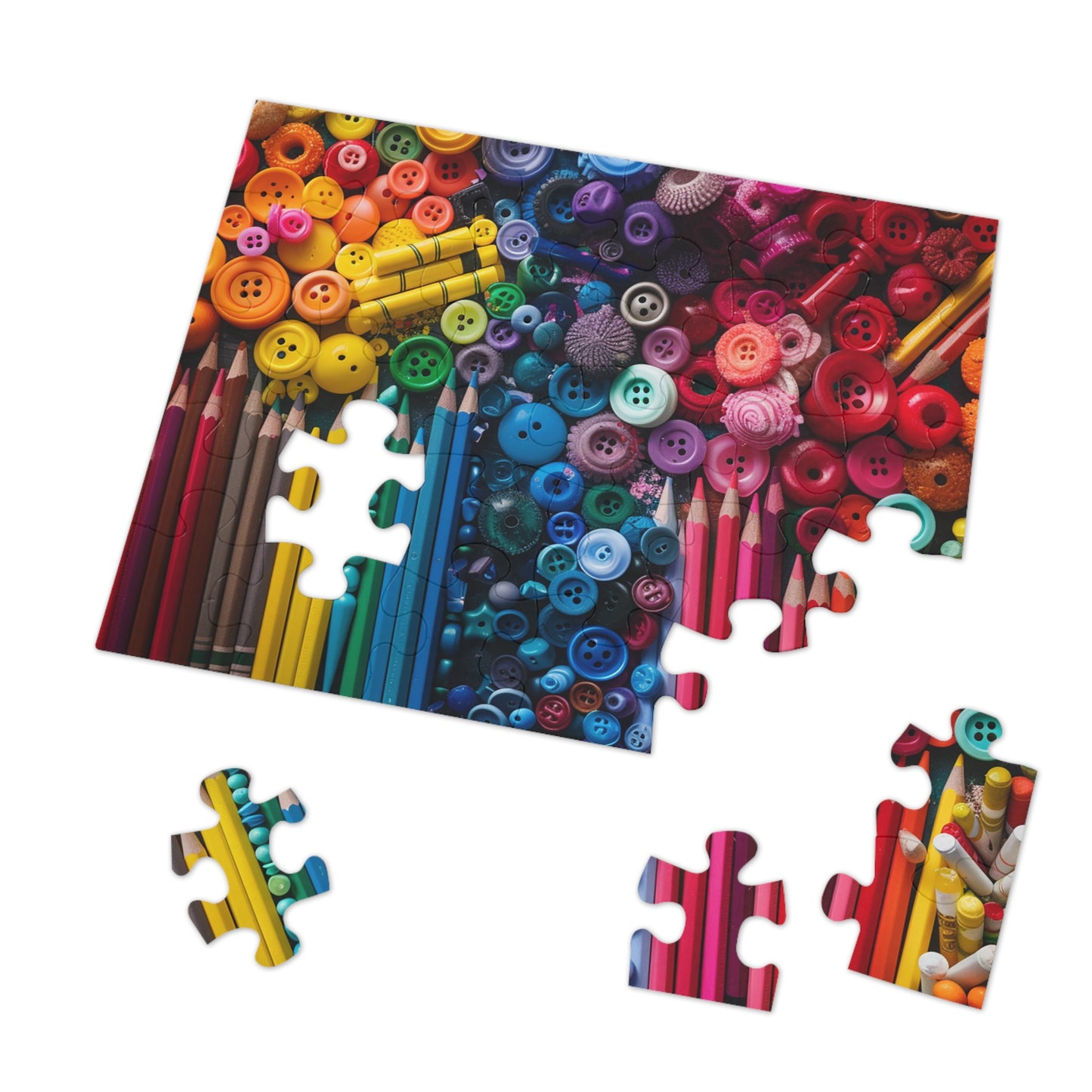 Colors! Jigsaw Puzzle (30, 110, 252, 500,1000-Piece)