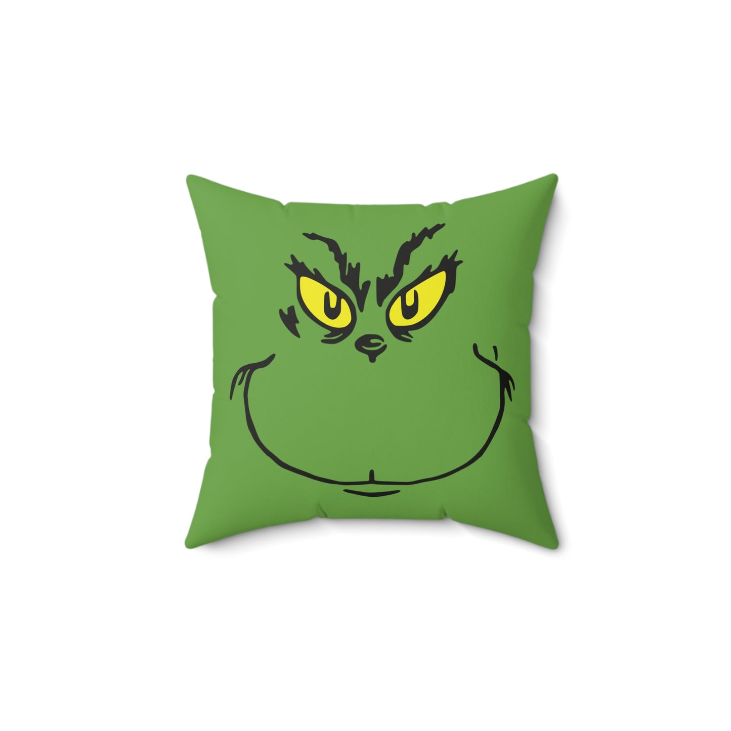 Mr Grinch  Spun Polyester Square Pillow