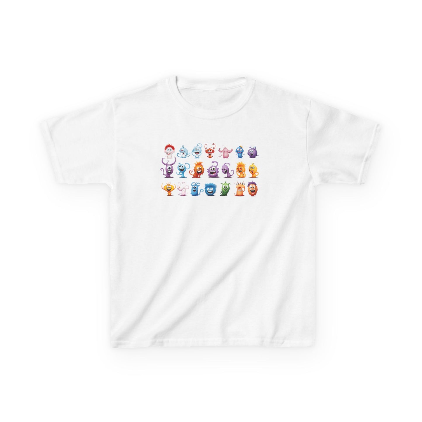 Super Cute Monsters, Halloween Tshirt, Funny Tshirts for Kids, Kids Heavy Cotton™ Tee
