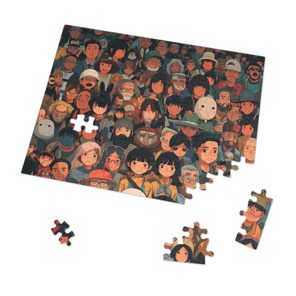 Anime Citizens  Jigsaw Puzzle (30, 110, 252, 500,1000-Piece)