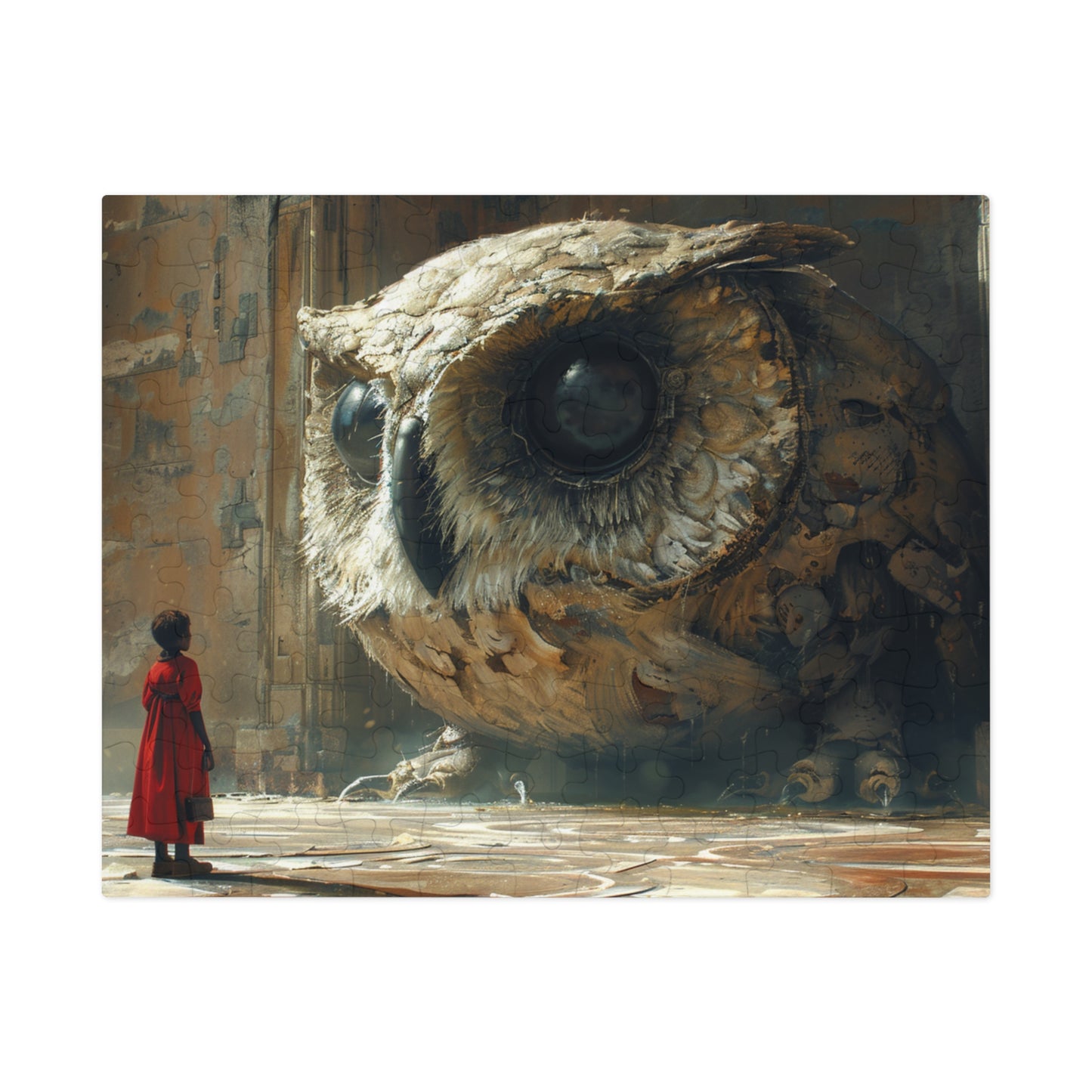 Anime Giant Owl Jigsaw Puzzle (30, 110, 252, 500,1000-Piece)