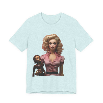 Bad Barbie Doll Unisex Jersey Short Sleeve Tee