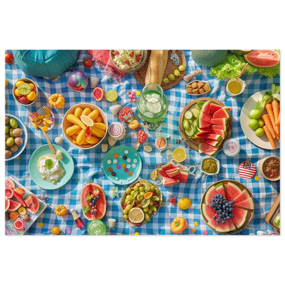 Summer Picnic  Jigsaw Puzzle (30, 110, 252, 500,1000-Piece)