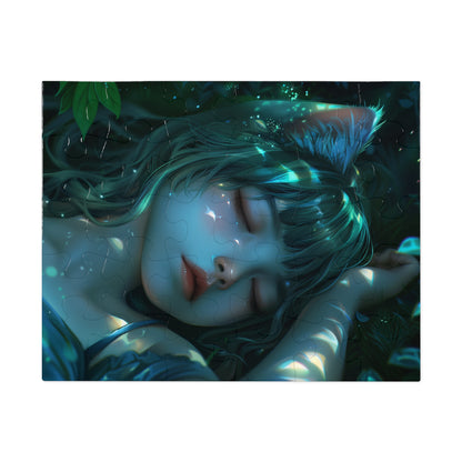 Anime Sleeping Girl  Jigsaw Puzzle (30, 110, 252, 500,1000-Piece)