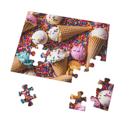 Ice Cream and Sprinkles  Jigsaw Puzzle (30, 110, 252, 500,1000-Piece)