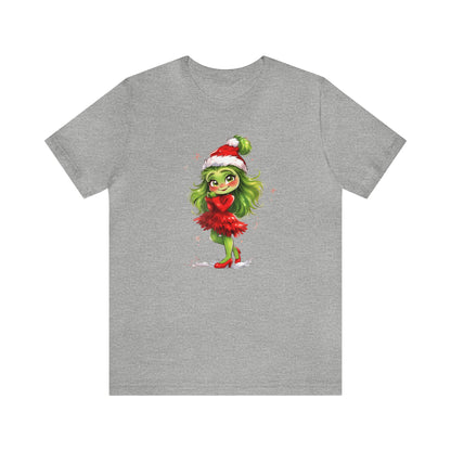 Lady Grinch  Unisex Jersey Short Sleeve Tee